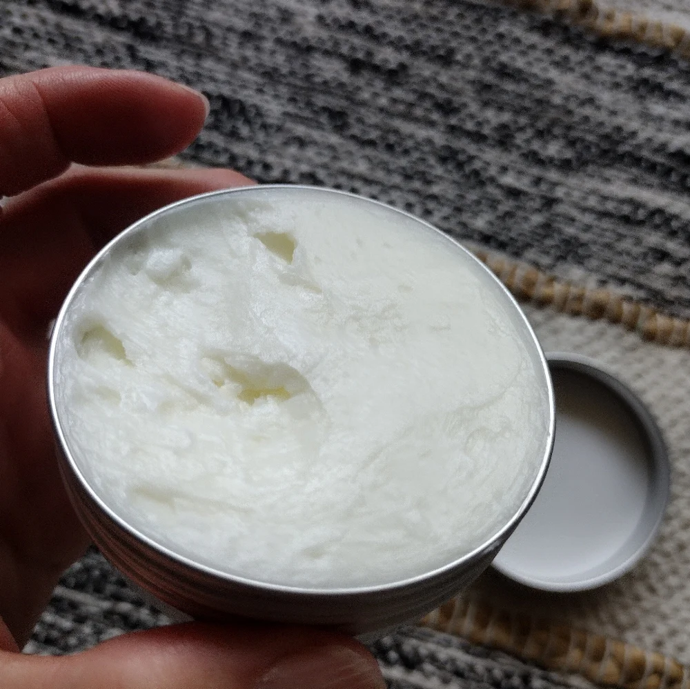 Discounted Homemade 100% Organic Whipped Tallow Body Balm 4oz container